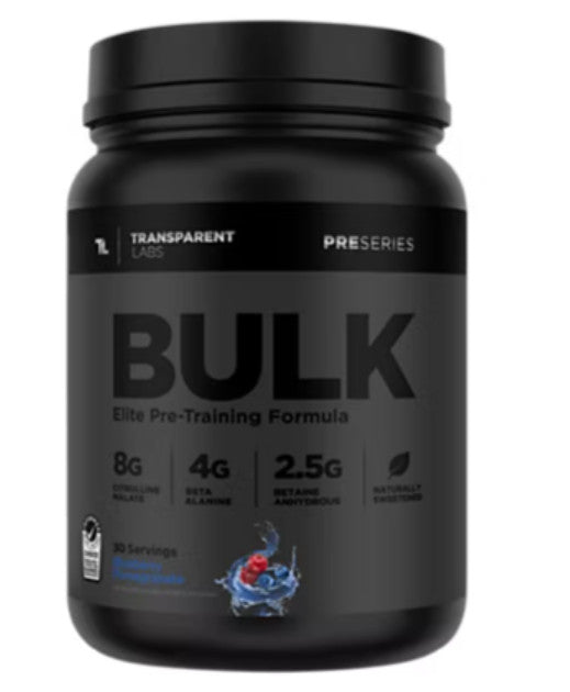 Bulk Black – Elite Pre-Training Formula – Blueberry Pomegranate