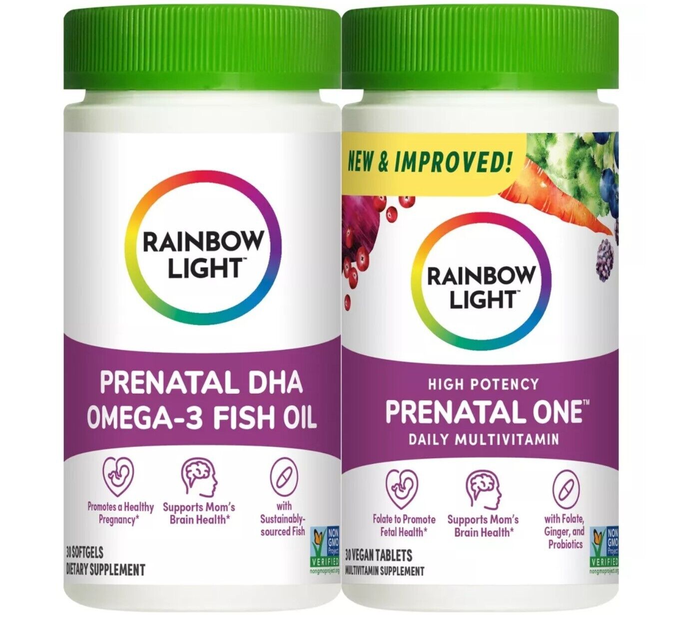 Rainbow Light Prenatal One High Potency Daily Multivitamin