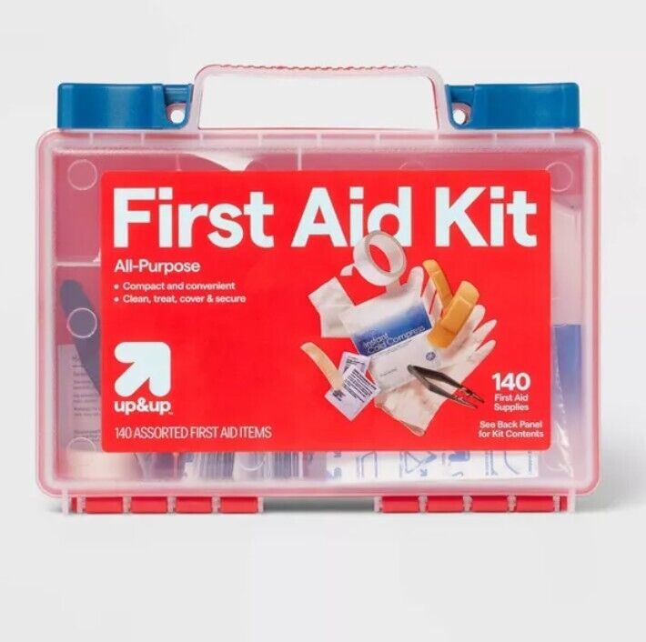 All-Purpose First Aid Kit 140pc - up&up™, home and travel first aid kit