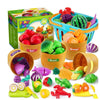 Learning Toys Play Food Set for Toddlers, Cutting Toy for Boys &amp; Girls