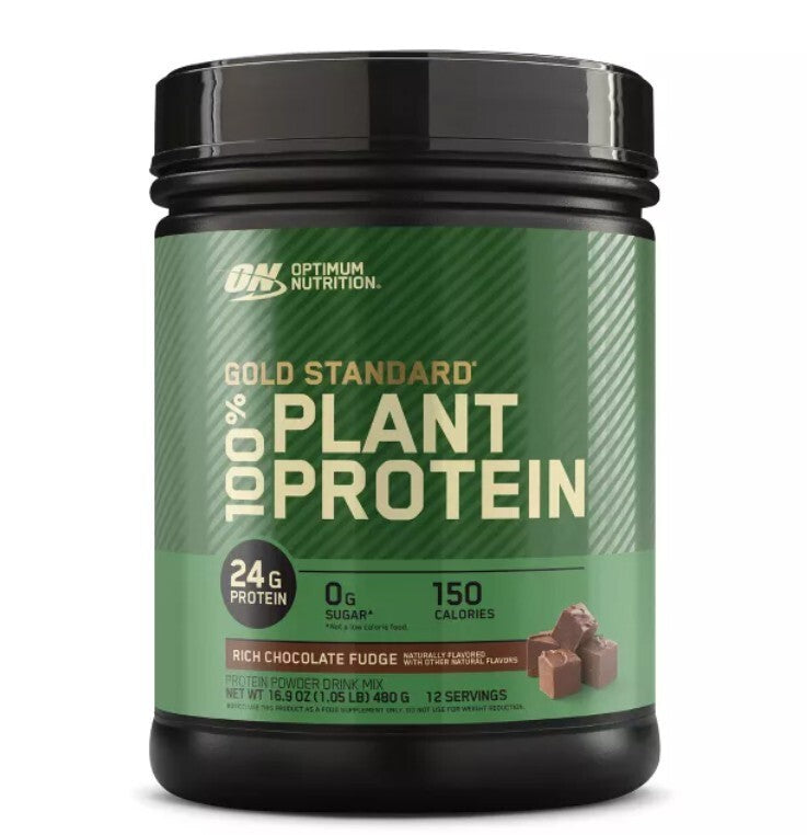 New Optimum Nutrition Gold Standard 100% Plant Based Vegan Protein Gluten Free