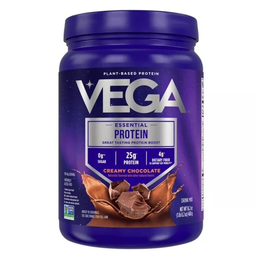 Vega Original Vanilla Plant-Based and Vegan Organic Plant Based Protein Powder