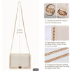 Shoulder Bags for Women, Cute Hobo Tote Handbag Mini Clutch Purse-White