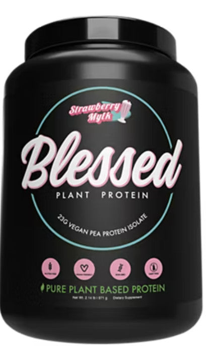 Vegan Pea Protein Isolate - Strawberry Mylk (2.14 Lbs. / 30 Servings)