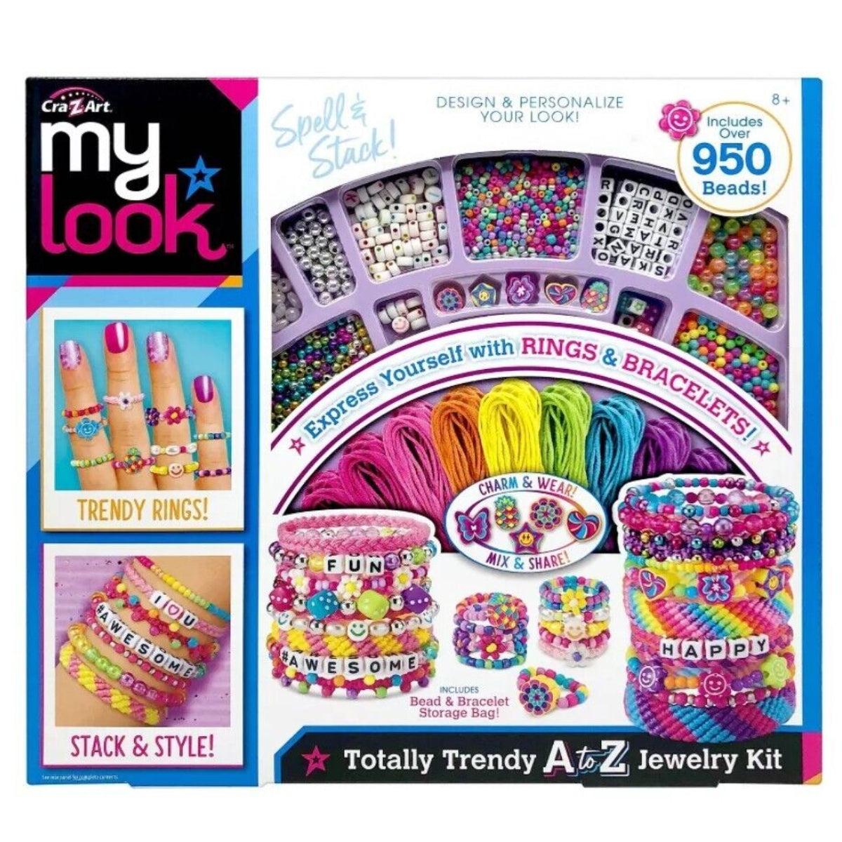 Creative Activites for Kids, Mermaid Bead, Word Wear Personal Jewelry Kit