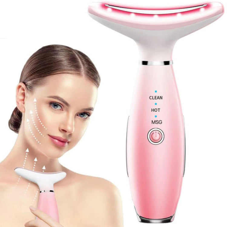 Facial and Neck Massager, Pink Neck Beauty Device