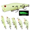 22pcs 1set Hard Lure Bait Soft Frog Popper Minnow Pencil VIB Luminous Lure Kit