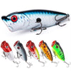 22pcs 1set Hard Lure Bait Soft Frog Popper Minnow Pencil VIB Luminous Lure Kit