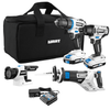 HART 20-Volt Cordless 4 Tool Combo Kit HPCK412B