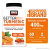 Better Turmeric Chews, Gummies for Inflammation, 60 Chews, Force Factor