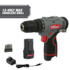 Hyper Tough 12V Max Lithium-Ion Cordless Drill Driver with 1.5Ah Battery, 99303